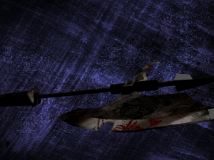bloody ax low-poly 3D Модель