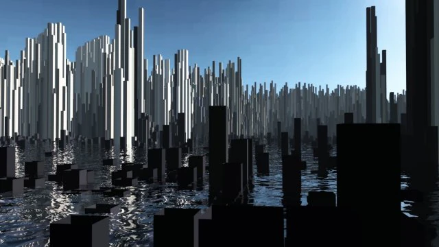 sześcienny Nowy Jork Model 3D .c4d .max .obj .3ds .fbx .stl .blend 