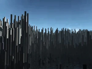 sześcienny Nowy Jork Model 3D