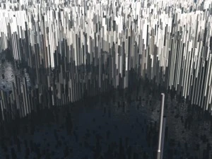 sześcienny Nowy Jork Model 3D