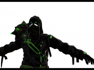 dark warlock 4k 3D Model