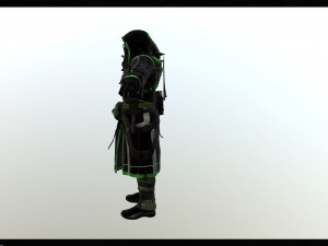dark warlock 4k 3D Model
