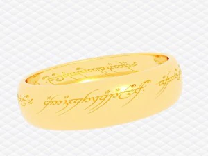 the lord of the rings - ring of omnipotence 3D Model