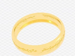 the lord of the rings - ring of omnipotence 3D Model