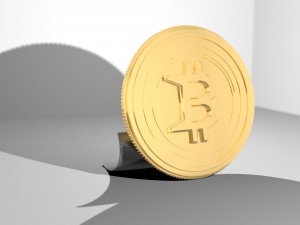 bitcoin - gold 3d print model 3D Print Model