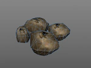 transportation box - wooden box low-poly 3D Model