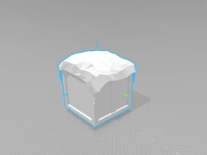 transportation box - wooden box low-poly 3D Model