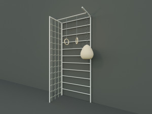 swedish ladder wall bars Model 3D