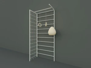 Zweedse laddermuurbeugels 3D Model
