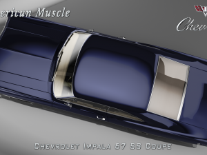 chevrolet impala ss 67 coupe 3D Модель