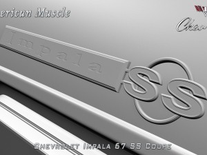 chevrolet impala ss 67 coupe 3D Модель