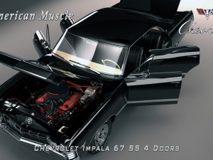 chevrolet impala ss 67 4 doors 3D Модель