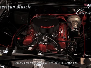 chevrolet impala ss 67 4 doors Model 3D