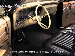 chevrolet impala ss 67 4 doors Model 3D