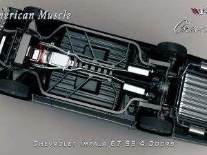 chevrolet impala ss 67 4 doors 3D Model