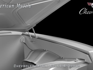 chevrolet impala ss 67 4 doors Model 3D