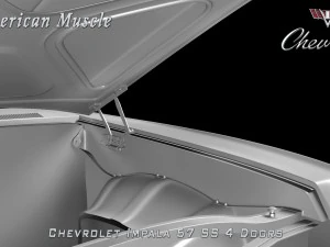 chevrolet impala ss 67 4 doors 3D Model