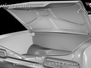 chevrolet impala ss 67 4 doors Model 3D