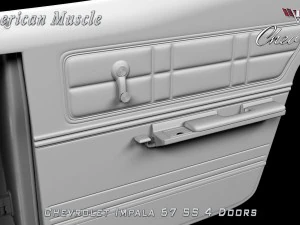 chevrolet impala ss 67 4 doors 3D Model