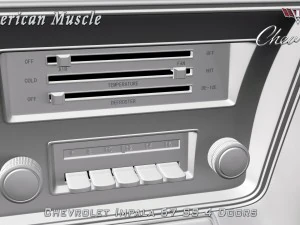 chevrolet impala ss 67 4 doors 3D Model