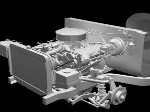chevrolet impala ss 67 4 doors 3D Model