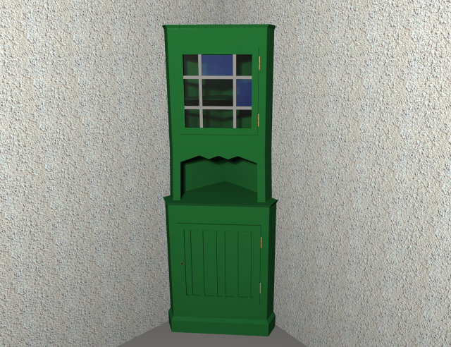 curio cabinet Modelo 3D .c4d .max .obj .3ds .fbx .stl .blend 