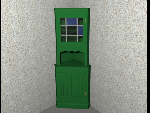 curio cabinet 3D Model