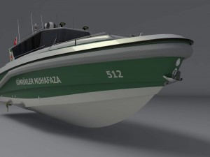 16m coast guard boat 3D Модель