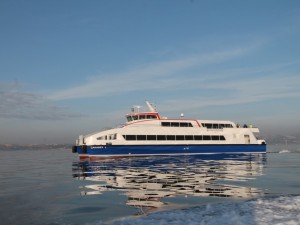 izmir city ferry boat - carbonfiber 3D Модель