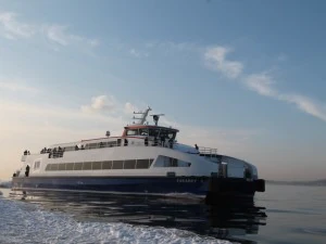 Ferryboat da cidade de Izmir - fibra de carbono Modelo 3D