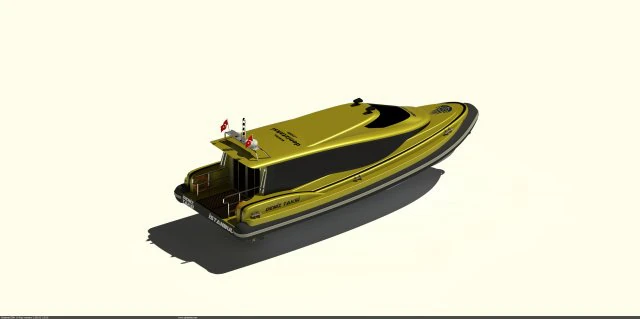 táxi marítimo Modelo 3D .c4d .max .obj .3ds .fbx .stl .blend