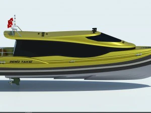 t&aacute;xi mar&iacute;timo Modelo 3D