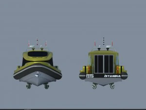 t&aacute;xi mar&iacute;timo Modelo 3D