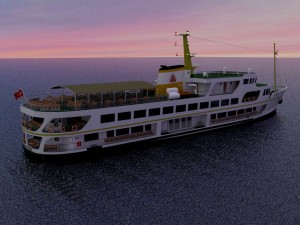 istanbul bosphorus ferry istanbul bogaz vapuru Modèle 3D
