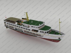 istanbul bosphorus ferry istanbul bogaz vapuru Modèle 3D