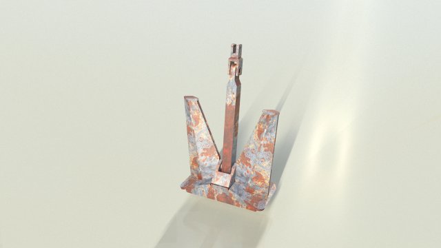 anchor for ships 3D Model .c4d .max .obj .3ds .fbx .stl .blend
