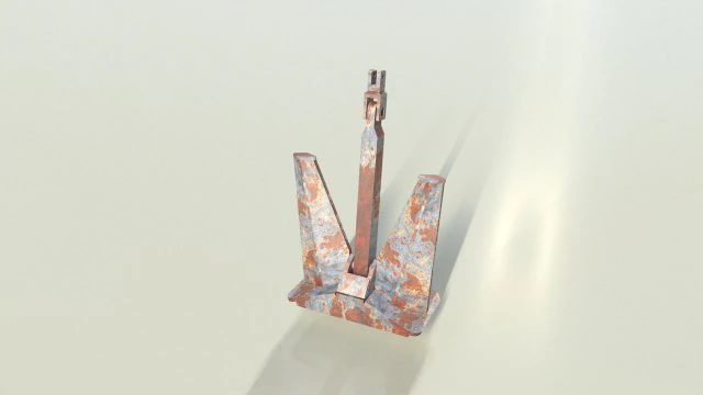anchor for ships 3D Model .c4d .max .obj .3ds .fbx .stl .blend