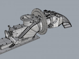 waterjet propulsion 3D मॉडल