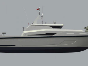 g&ecirc;nese do barco de ataque Modelo 3D