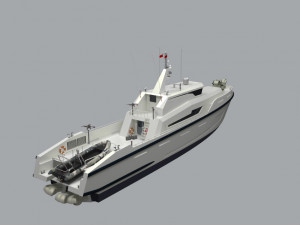 attack boat genesis Modelo 3D