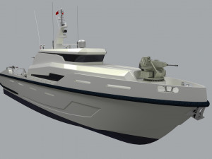 attack boat genesis Modelo 3D