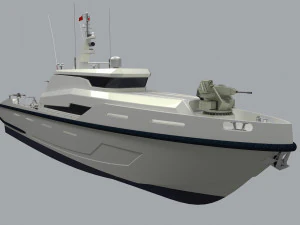 g&ecirc;nese do barco de ataque Modelo 3D