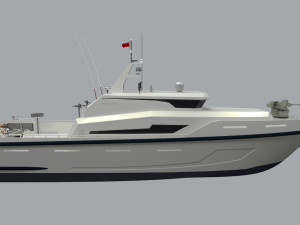 attack boat genesis Modelo 3D