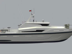 g&ecirc;nese do barco de ataque Modelo 3D