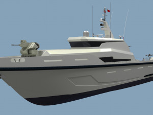 attack boat genesis Modelo 3D