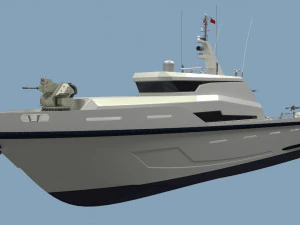 g&ecirc;nese do barco de ataque Modelo 3D