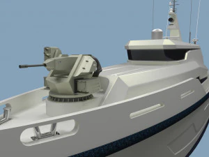 g&ecirc;nese do barco de ataque Modelo 3D