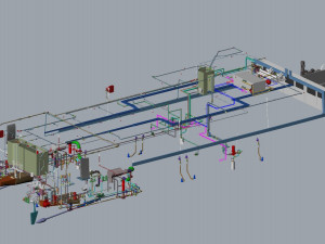 Izmir city ferry boat - with all equipments 3D 모델