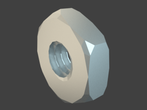 nut Modelo 3D