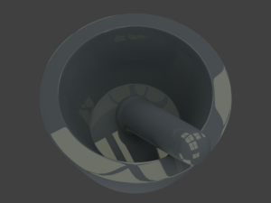 mortar 3D Model